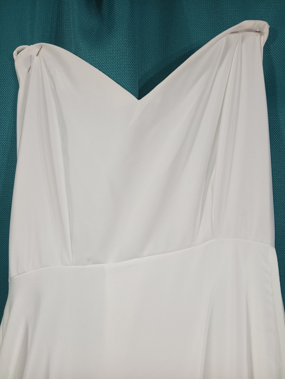 White Women's A-Line Dress - Picture 2 of 7